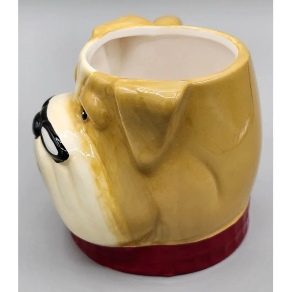 Pier 1 Imports Bulldog Large Coffee Tea Mug Cup Super Unique